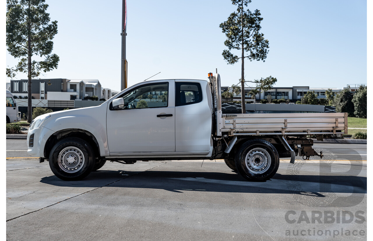 4/2019 Isuzu D-Max SX (4x4) TF MY19 Space C/Chas Splash White Turbo Diesel 3.0L