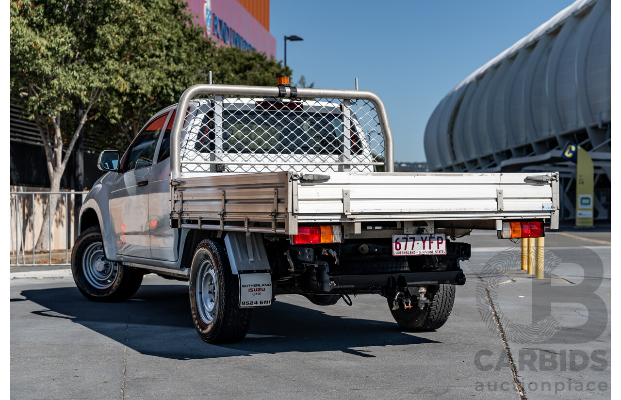 4/2019 Isuzu D-Max SX (4x4) TF MY19 Space C/Chas Splash White Turbo Diesel 3.0L