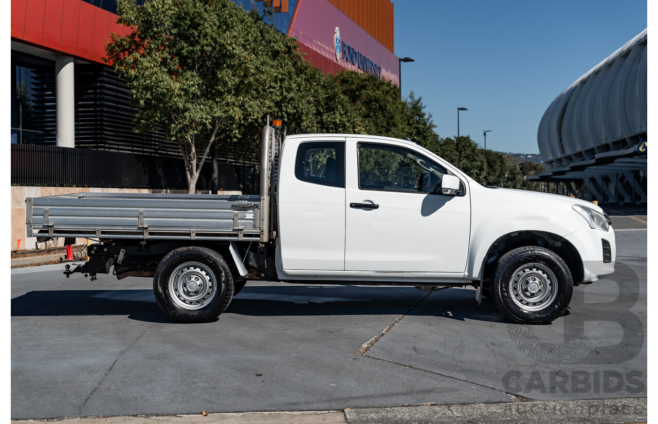 4/2019 Isuzu D-Max SX (4x4) TF MY19 Space C/Chas Splash White Turbo Diesel 3.0L