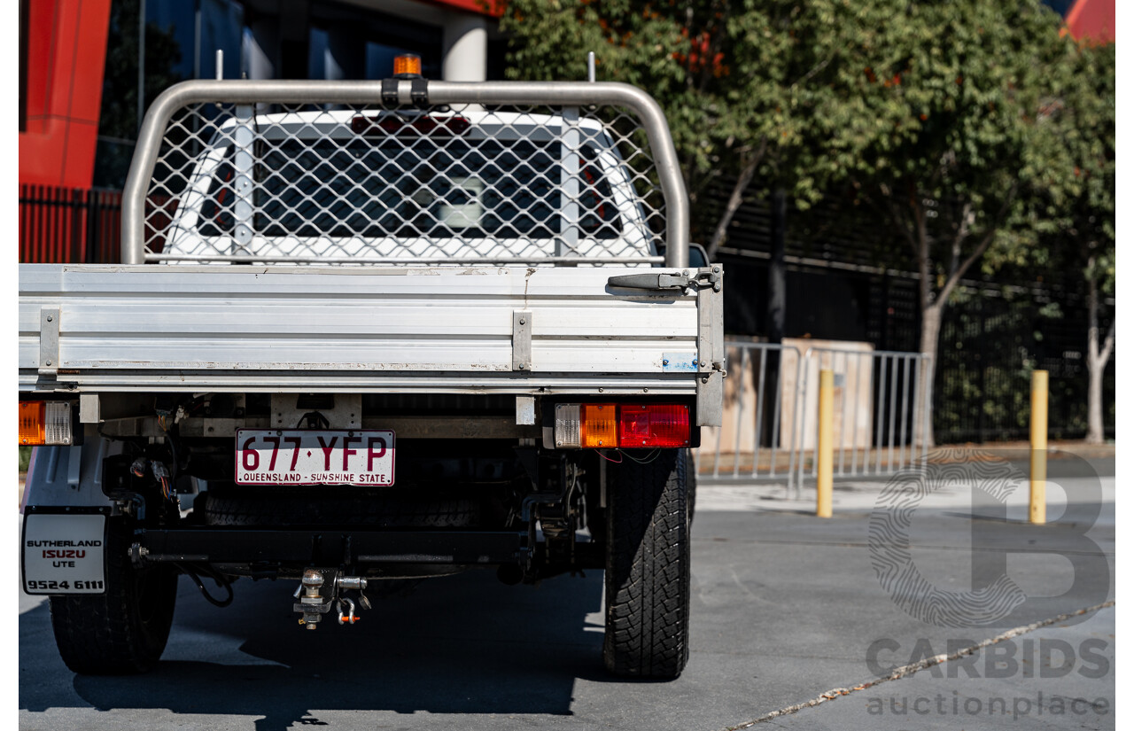 4/2019 Isuzu D-Max SX (4x4) TF MY19 Space C/Chas Splash White Turbo Diesel 3.0L