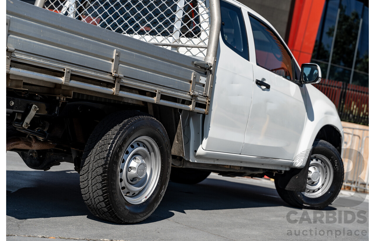 4/2019 Isuzu D-Max SX (4x4) TF MY19 Space C/Chas Splash White Turbo Diesel 3.0L