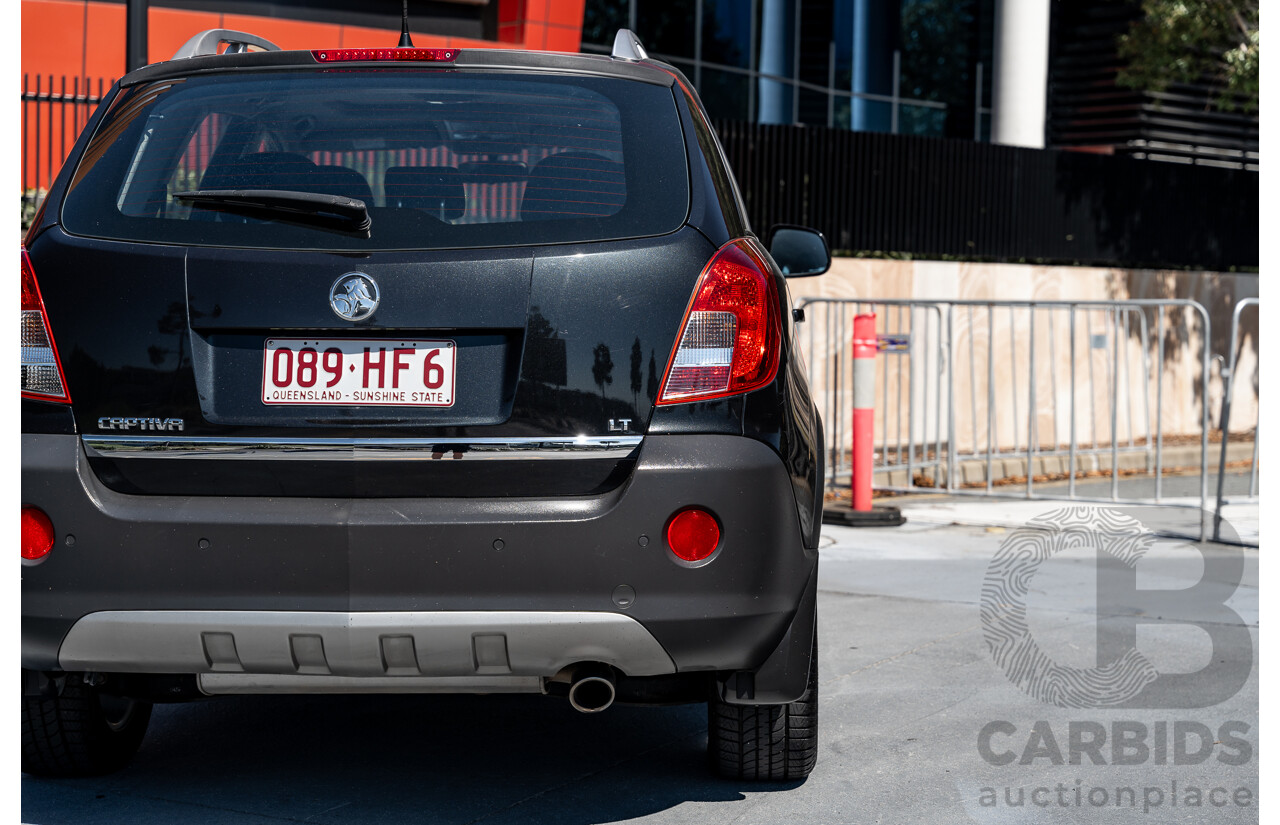 11/2014 Holden Captiva 5 LT CG MY15 4d Wagon Carbon Flash Metallic Black 2.4L