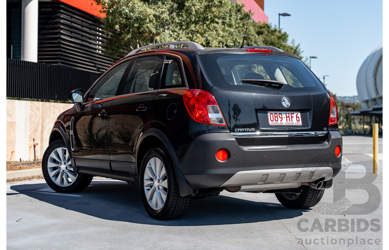 11/2014 Holden Captiva 5 LT CG MY15 4d Wagon Carbon Flash Metallic Black 2.4L