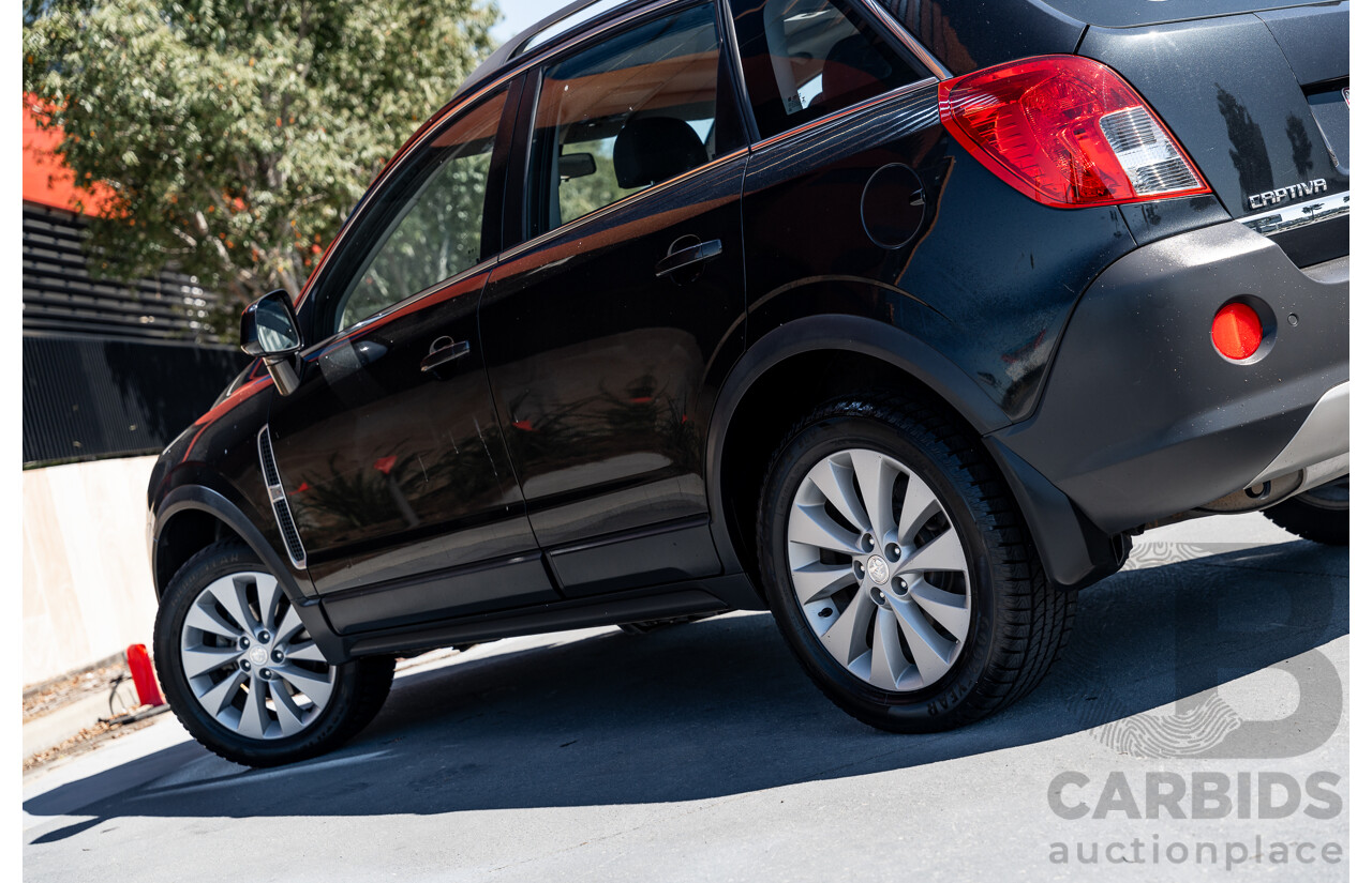 11/2014 Holden Captiva 5 LT CG MY15 4d Wagon Carbon Flash Metallic Black 2.4L