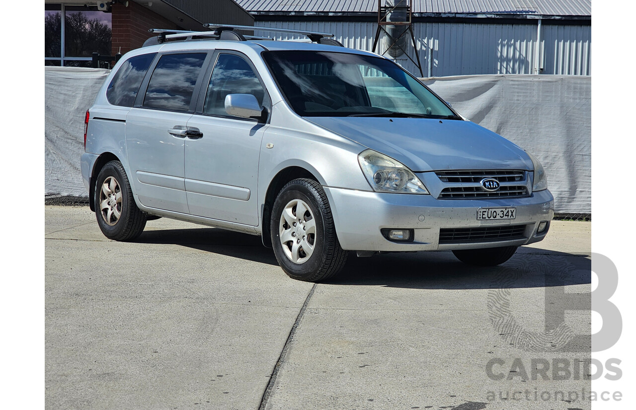 6/2008 Kia Carnival EX VQ 4d Wagon Silver 2.7L