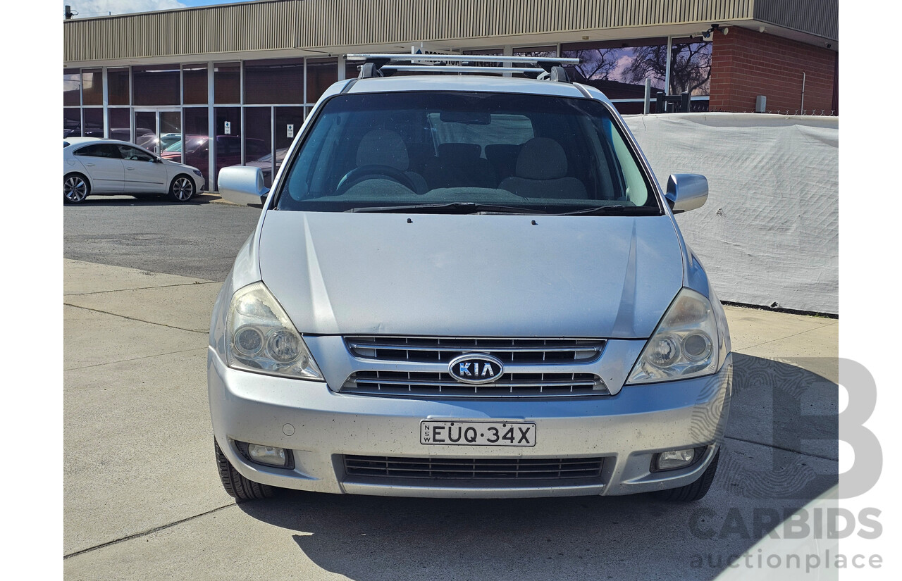 6/2008 Kia Carnival EX VQ 4d Wagon Silver 2.7L