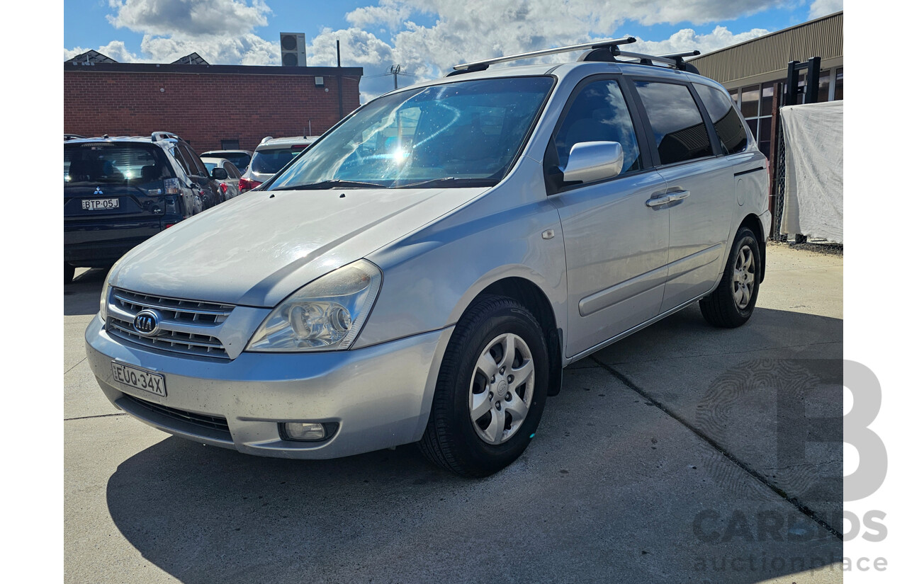 6/2008 Kia Carnival EX VQ 4d Wagon Silver 2.7L