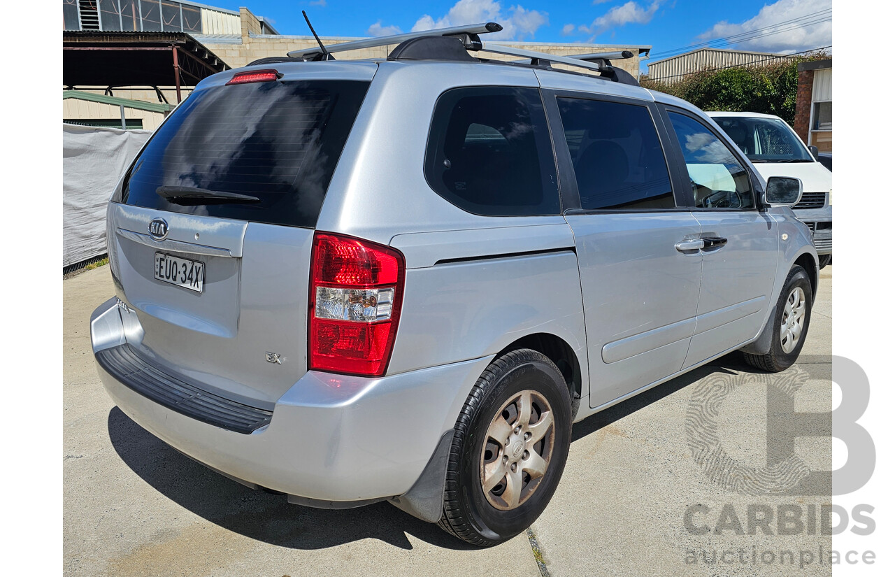 6/2008 Kia Carnival EX VQ 4d Wagon Silver 2.7L