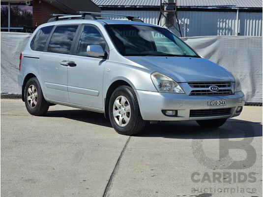 6/2008 Kia Carnival EX VQ 4d Wagon Silver 2.7L