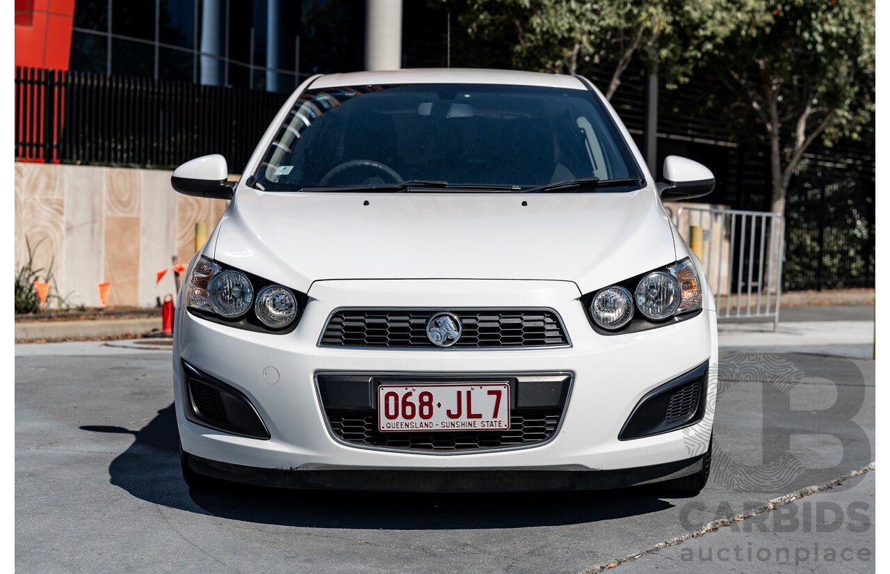 5/2013 Holden Barina CD TM MY13 5d Hatchback Summit White 1.6L