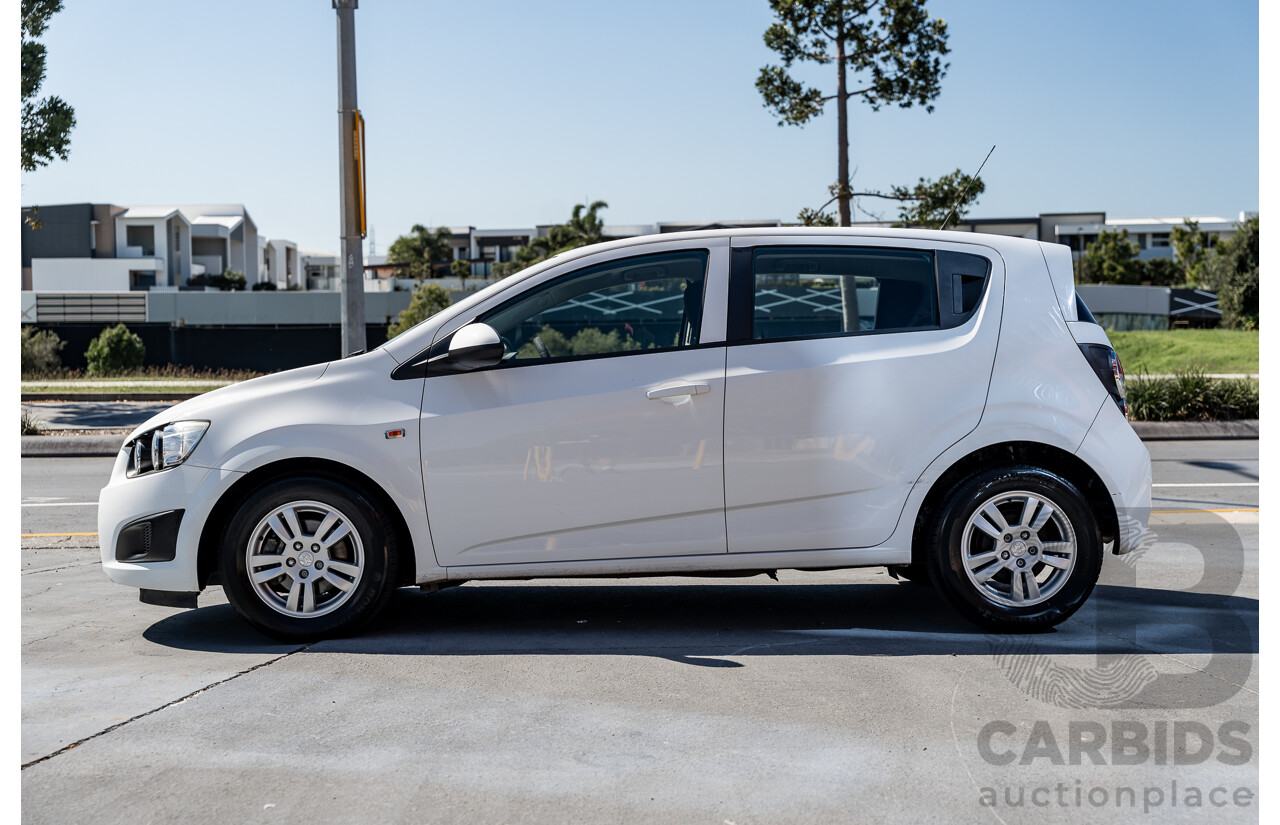 5/2013 Holden Barina CD TM MY13 5d Hatchback Summit White 1.6L