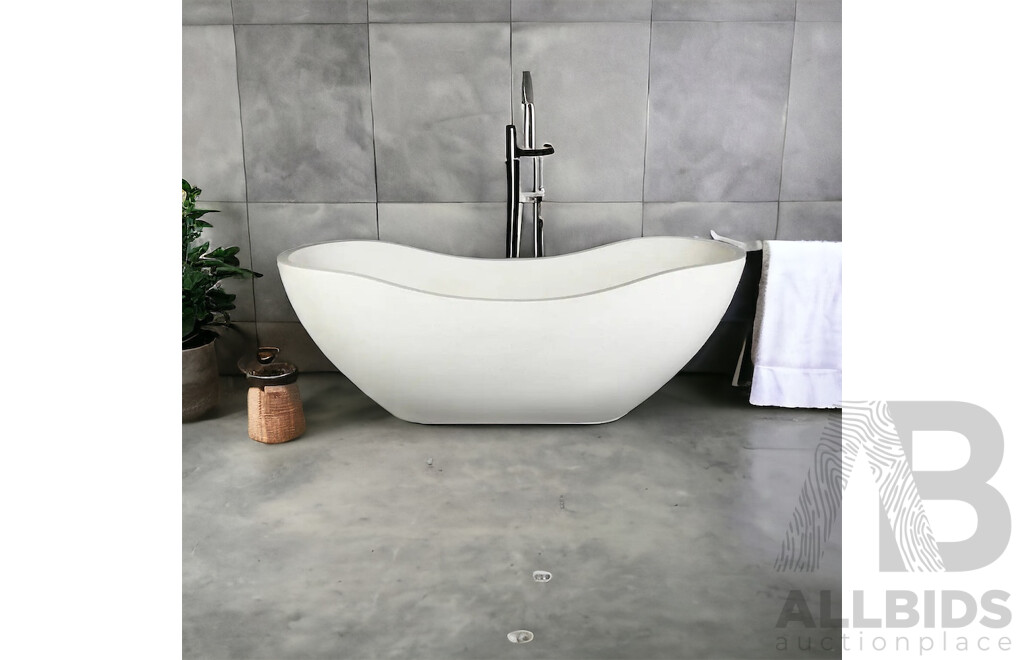 Limestone Terrazzo Stone Composite Bath (170L X 80W) - ORP $3,800.00