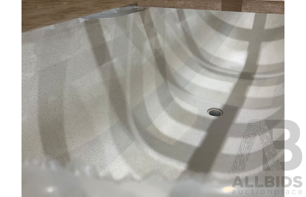 Limestone Terrazzo Stone Composite Bath (170L X 80W) - ORP $3,800.00