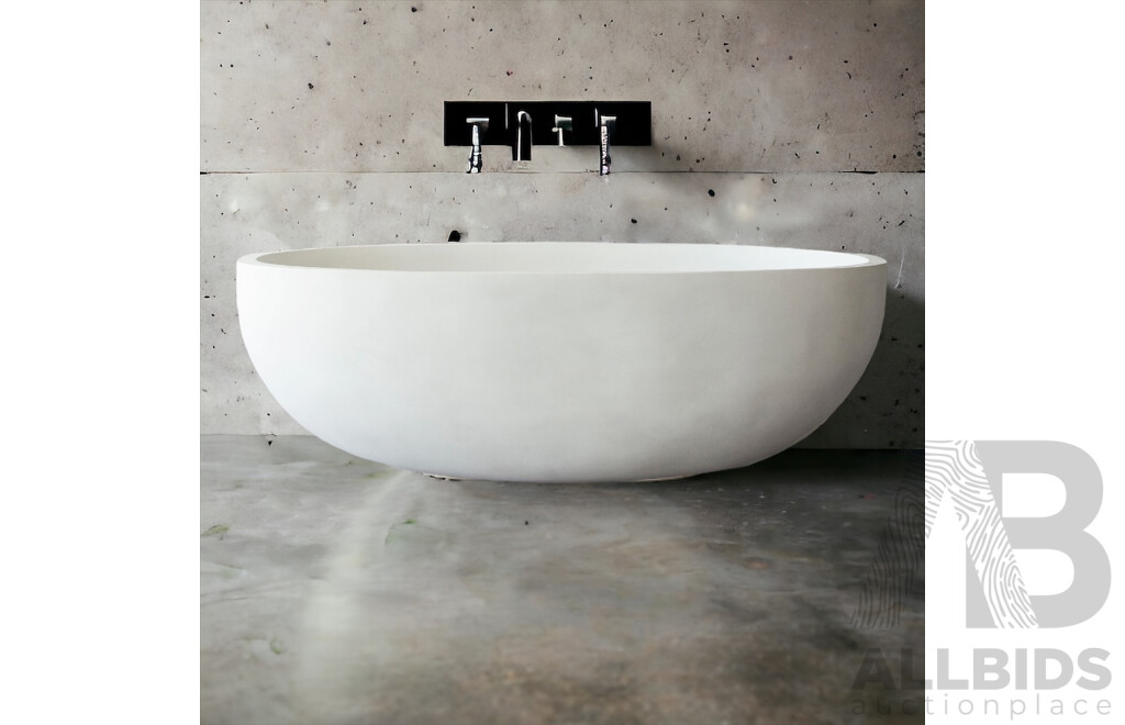 Light Grey Terrazzo Stone Bath (170Lx90W) - ORP $4,200.00