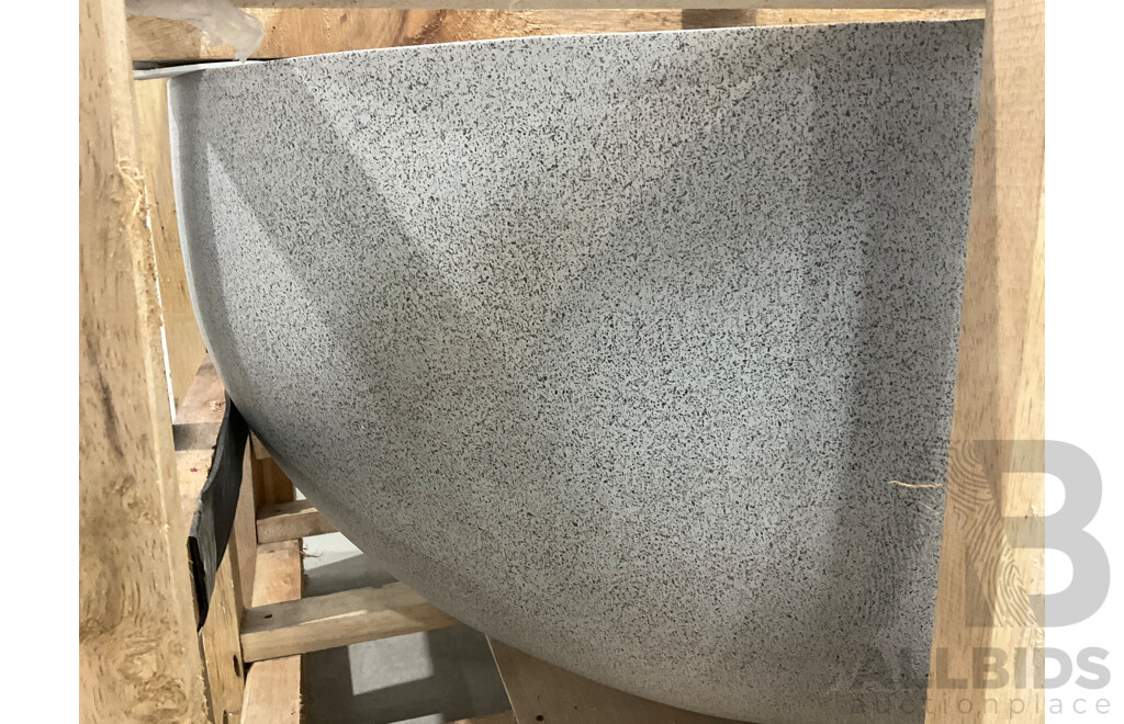 Light Grey Terrazzo Stone Bath (170Lx90W) - ORP $4,200.00