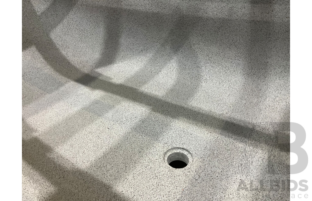 Light Grey Terrazzo Stone Bath (170Lx90W) - ORP $4,200.00