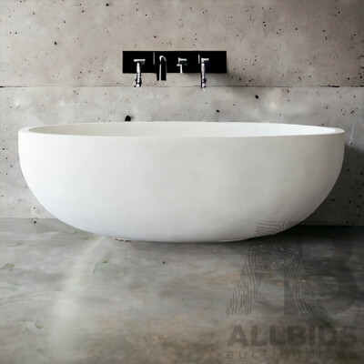 Light Grey Terrazzo Stone Bath (170Lx90W) - ORP $4,200.00