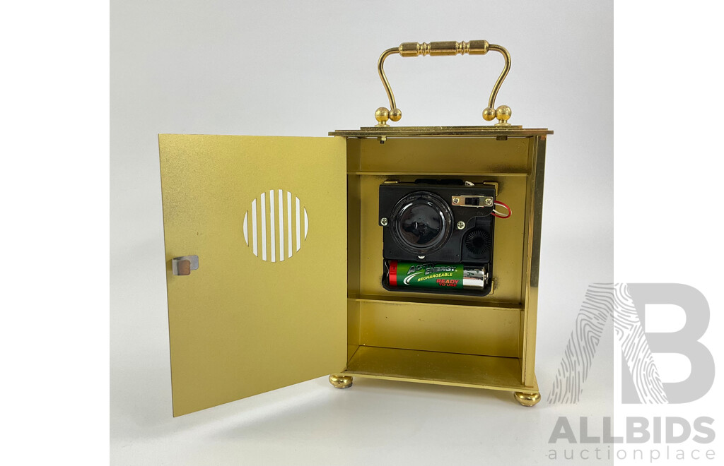 Equity Gold Tone Chime/Alarm Clock