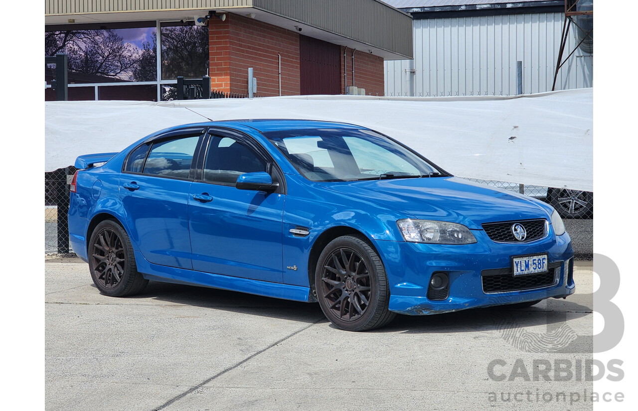 6/2012 Holden Commodore SV6 VE II MY12 4d Sedan Blue 3.6L