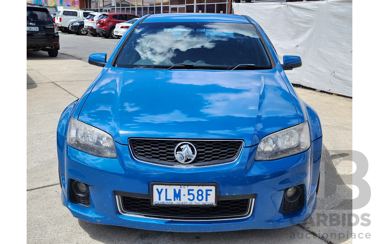 6/2012 Holden Commodore SV6 VE II MY12 4d Sedan Blue 3.6L