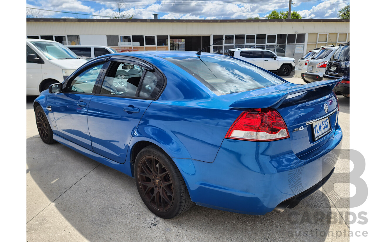 6/2012 Holden Commodore SV6 VE II MY12 4d Sedan Blue 3.6L