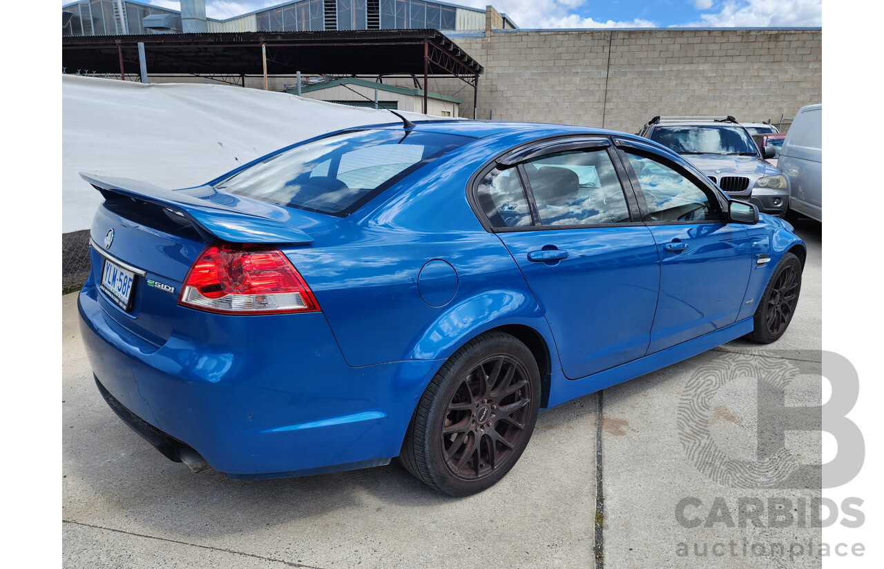 6/2012 Holden Commodore SV6 VE II MY12 4d Sedan Blue 3.6L