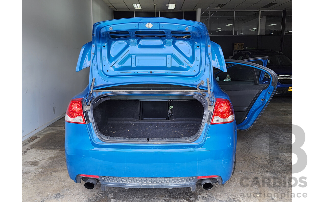 6/2012 Holden Commodore SV6 VE II MY12 4d Sedan Blue 3.6L