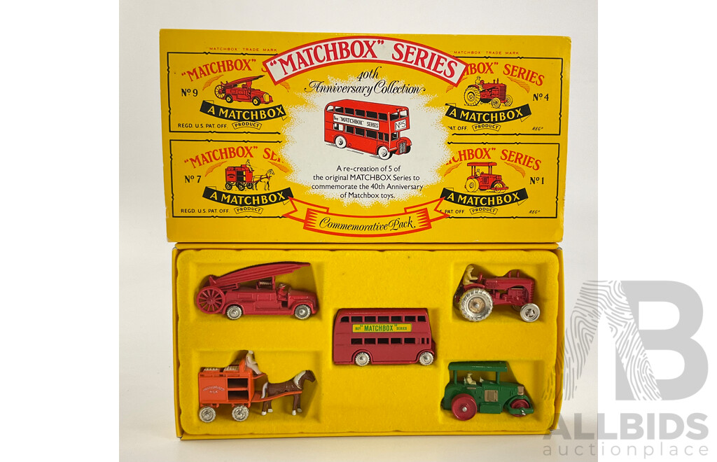 Matchbox 40th Anniversary Commemorative Pack