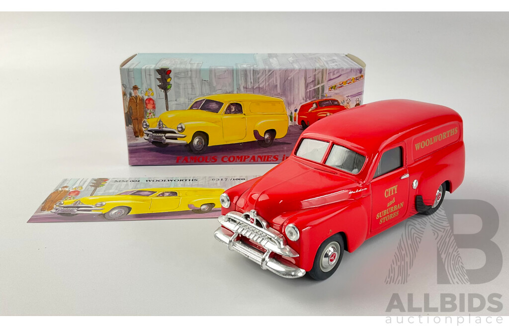 Diecast 1953 FJ Holden - Woolworths, Famous Companies in Australia