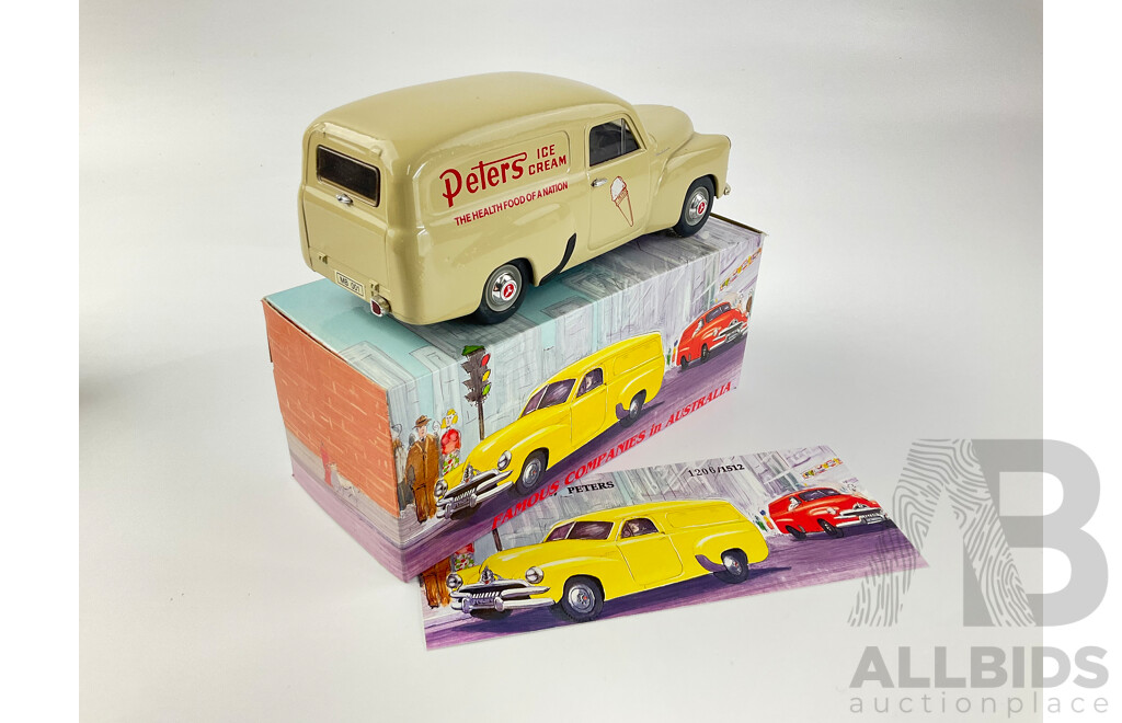 Diecast 1953 FJ Holden - Peters Ice Cream, Famous Companies in Australia