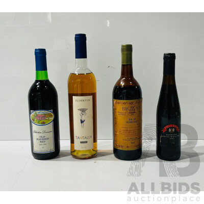 Collection of Mixed Wines Including Elderton Mixed Wine, Elderton Old Hayshed Red and Mkds