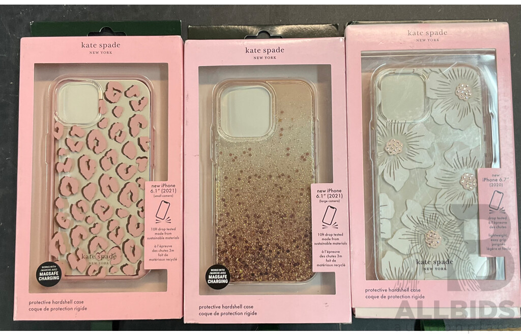 KATE SPADE, UAG, INCIPIO & Assorted of  Phone Case & Screen Protector for IPHONE  6/7/8, Xs,12,13 Series