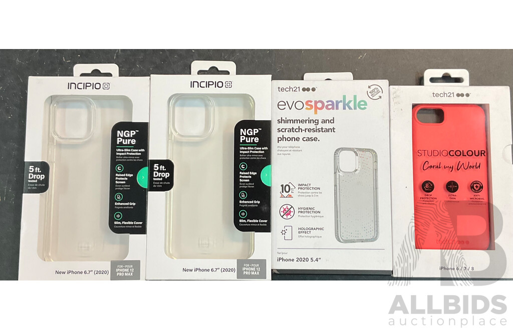 KATE SPADE, UAG, INCIPIO & Assorted of  Phone Case & Screen Protector for IPHONE  6/7/8, Xs,12,13 Series