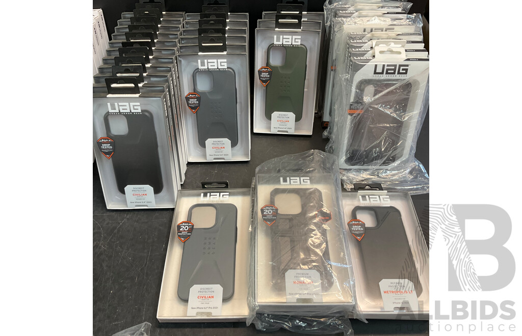 UAG,TECH21, INVISIBLE SHIELD & Assorted of Phone Case & Screen Protector for IPhone X,11,12,14 Series