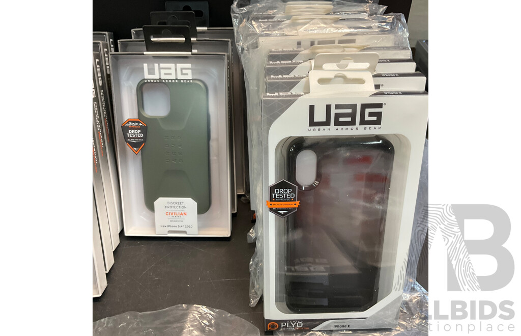 UAG,TECH21, INVISIBLE SHIELD & Assorted of Phone Case & Screen Protector for IPhone X,11,12,14 Series