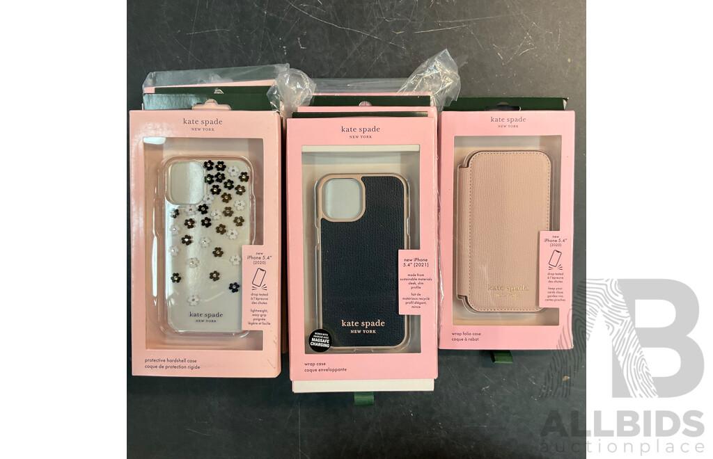 COACH, KATE SPADE, Dbramante1928 & Assorted of Phone Case & Screen Protector for IPhone X,5/6,11,12,13 Series