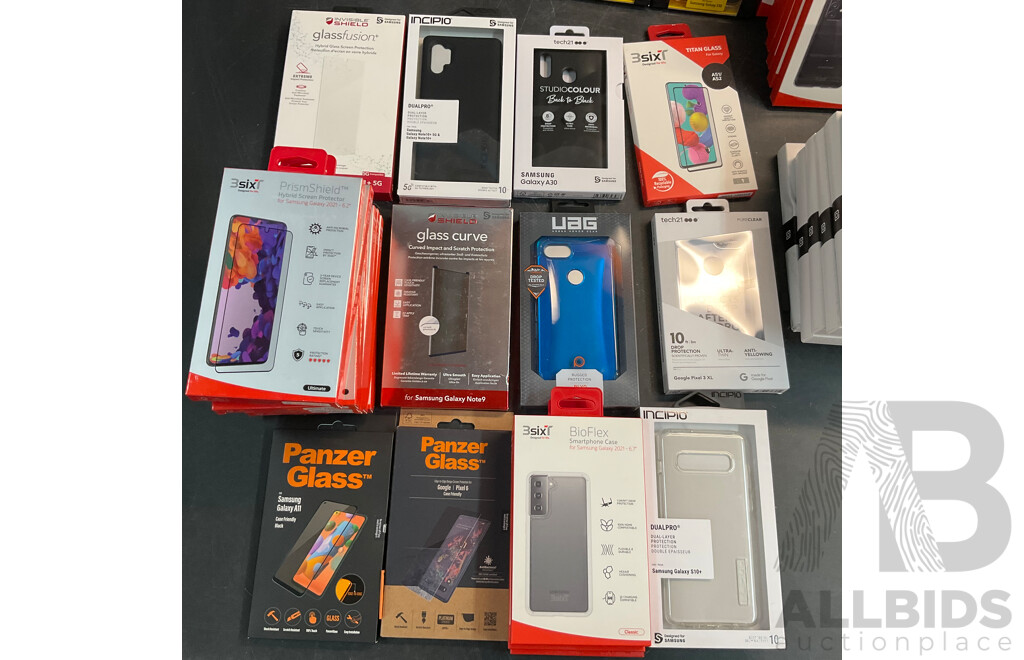 3SIXT Phone Case for Galaxy A52 & OTTER BOX Phone Case for Galaxy S10 & Assorted of Phone Case /Screen Protector for Galaxy and Google Series