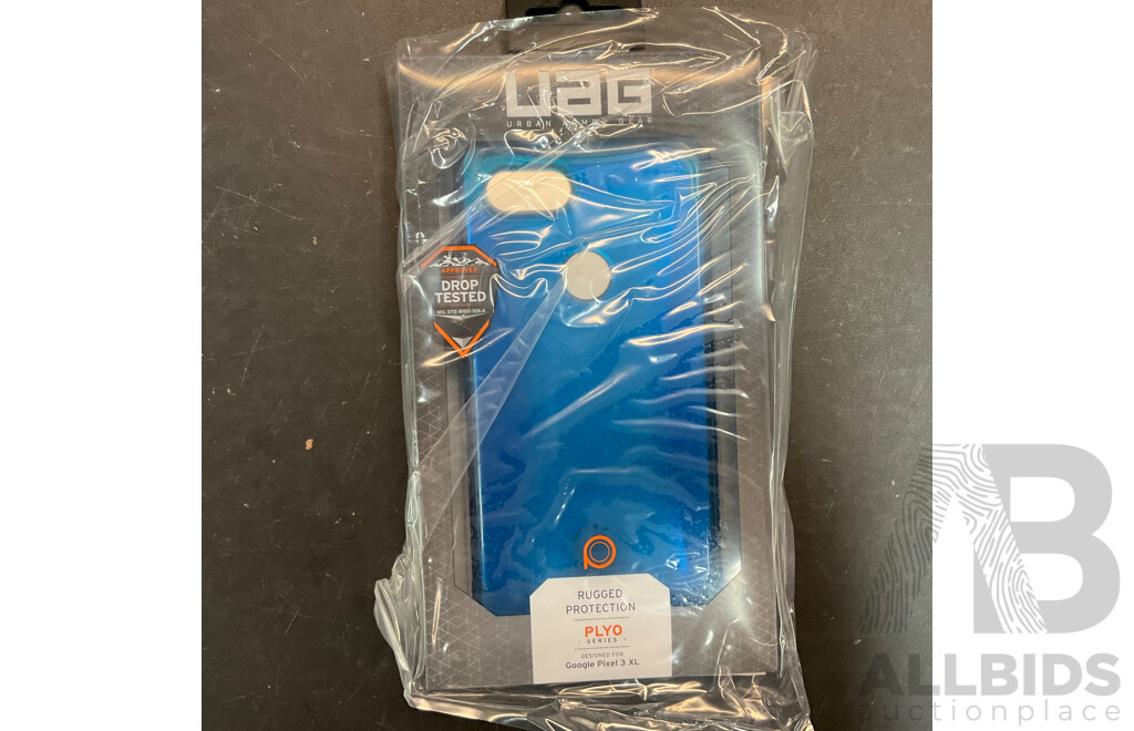 TECH21 PureClear Phone Case & UAG Plyo Blue Phone Case for Google Pixel 3 XL - Lot of 191