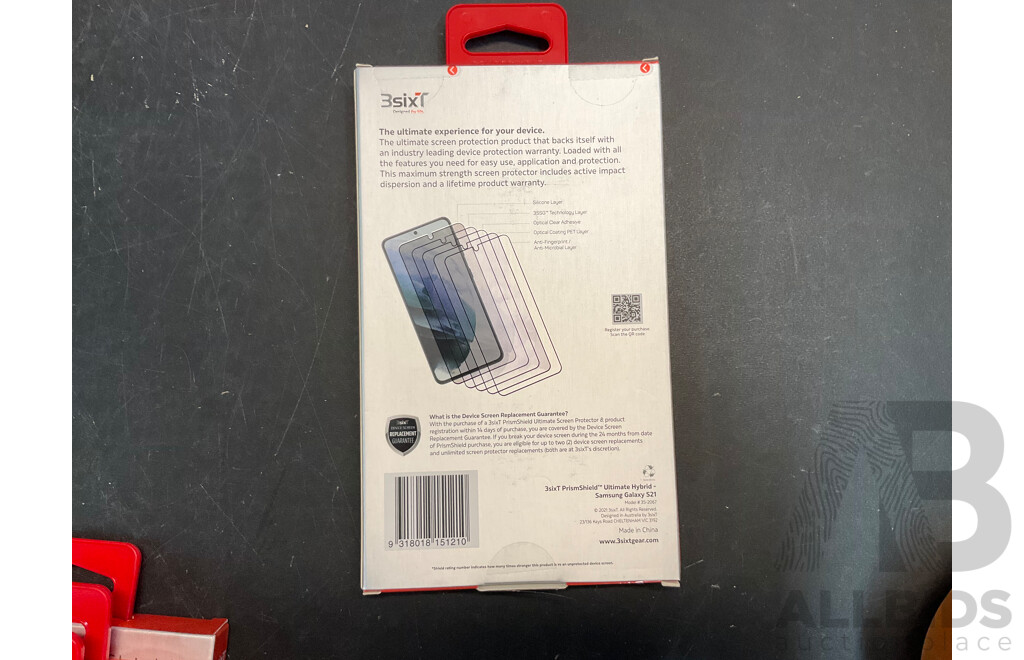 3SIXT PrismShield Screen Protector for Galaxy S21 Series - Lot of 102