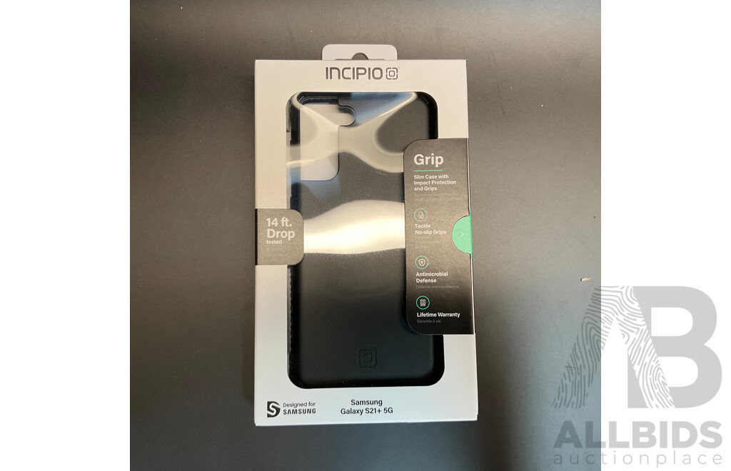 INCIPIO Grip Smartphone Case for Galaxy S21 Plus 5G - Lot of 96 - Estimated Total ORP$ 1920.00