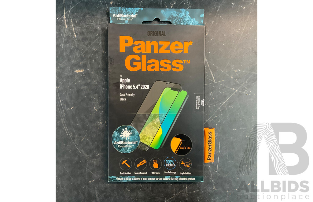 PANZER GLASS Glass Screen Protector for IPhone 12 Mini - Lot of 120