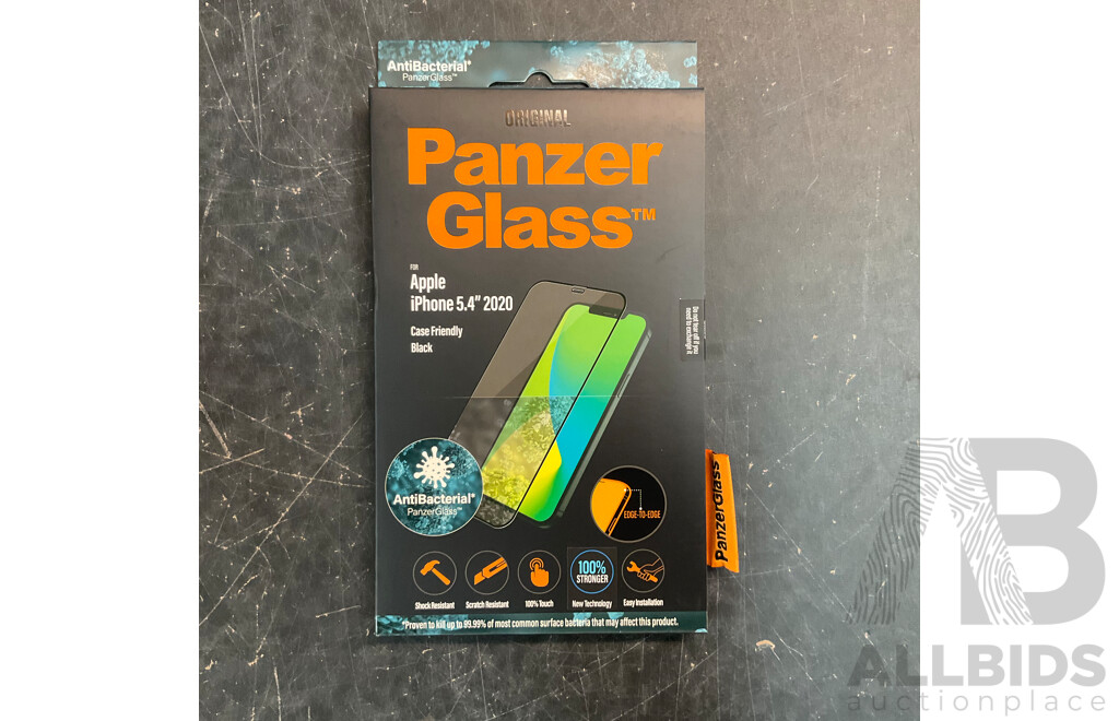 PANZER GLASS Screen Protector for IPhone 12 Mini - Lot of 140