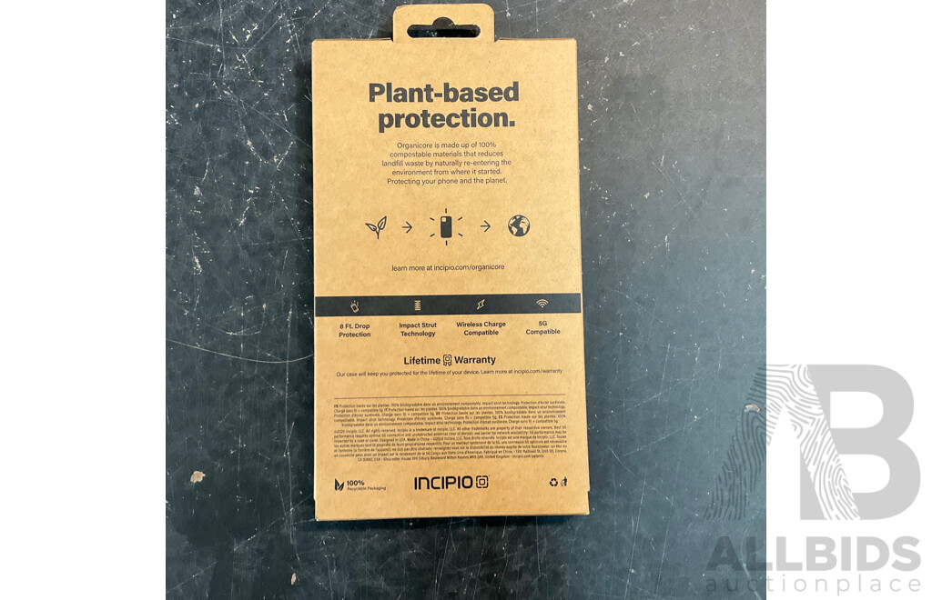 INCIPIO Phone Case for IPhone 12 Pro Max & Tech21 Screen Protector for IPhone 12 Mini - Lot of 103