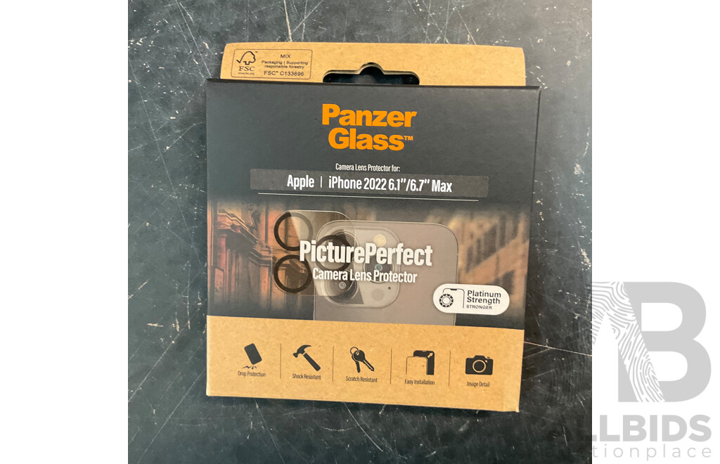 PANZERGLASS Camera Lens Protector for IPhone 14  - Lot of 100