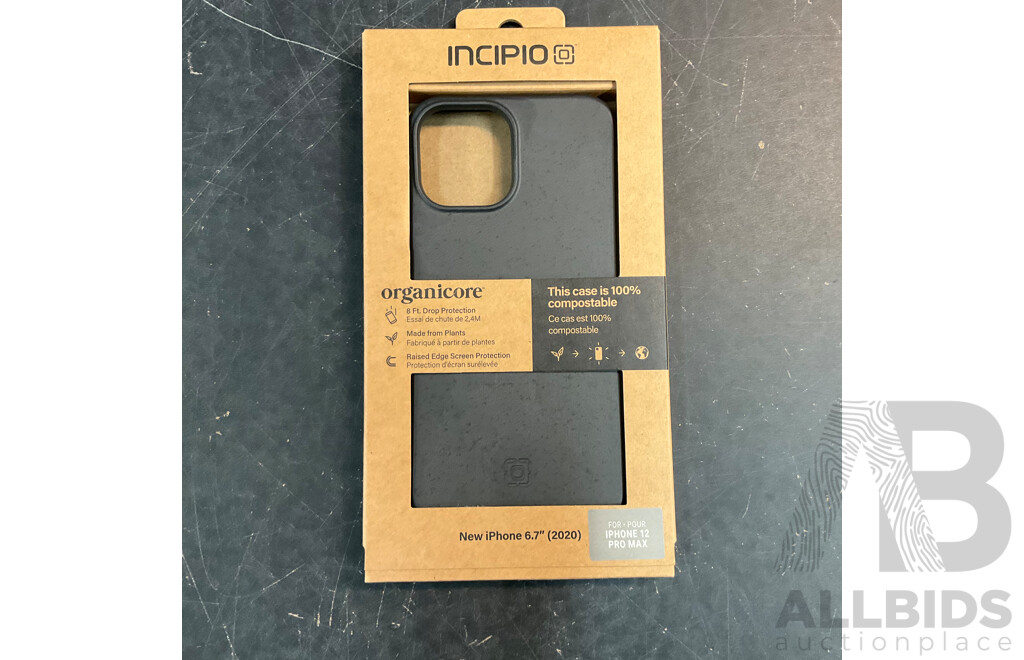 INCIPIO Slim & Organicore Phone Case for Iphone 12 Pro Max - Lot of 64