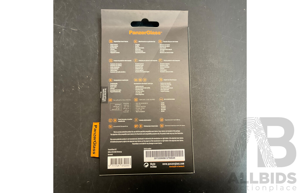 PanzerGlass Screen Protectors for Samsung Galaxy A11 - Lot of 200 - ORP $4,000