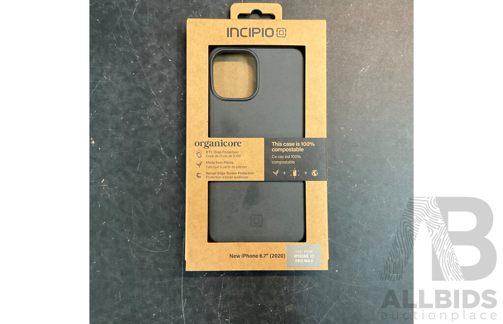 INCIPIO Slim & Organicore Phone Case for Iphone 12 Pro Max - Lot of 64