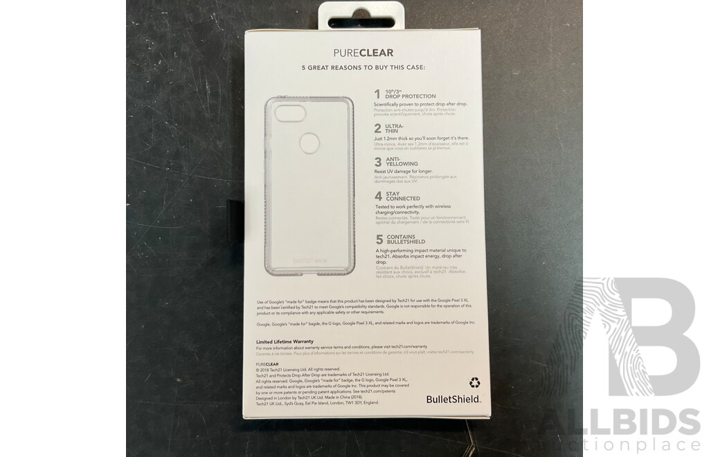 Tech21, UAG Phone Case for Google Pixel 3 XL  - Lot of 112