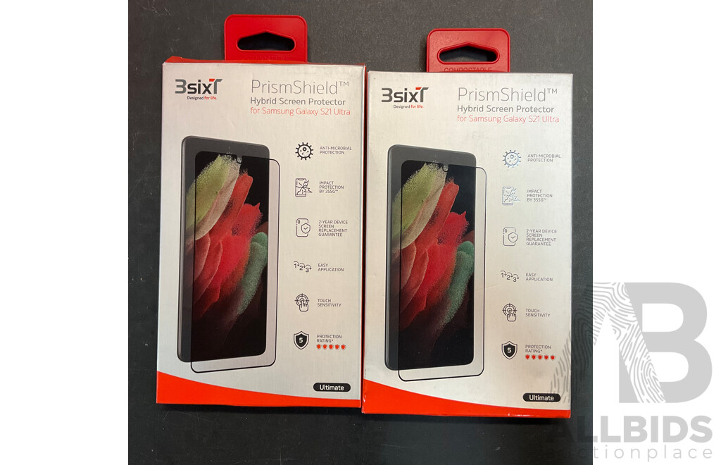 3SixT, Tech21, INVISIBLE SHIELD & Assorted of Phone Case/ Screen Protector for Samsung, Apple,Google, OPPO