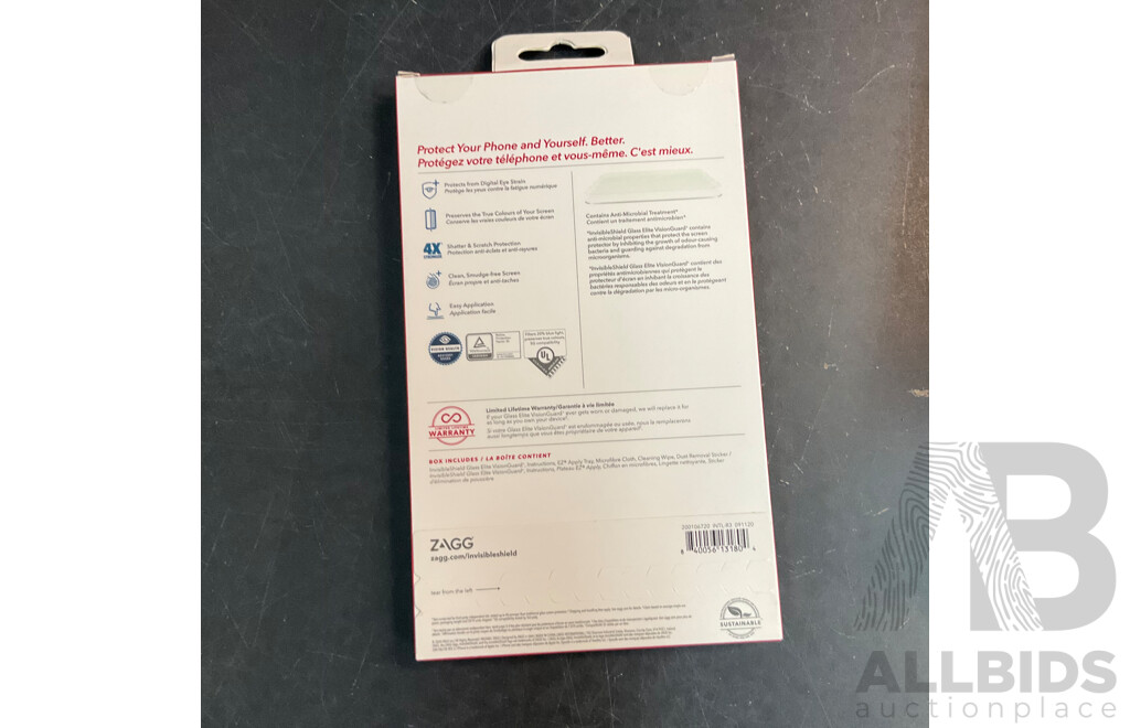 INVISIBLE SHIELD Screen Protector for IPHONE 12 Pro MAX - Lot of 67